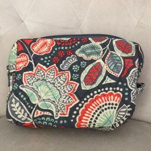 Vera Bradley large cosmetic bag